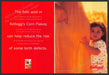 Kellogg's 1990s Magazine Print Advertisement (2 pages) 1998 Pregnant Mom & Girl Kellogg's