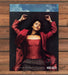 Kenzo "Keeping The World Beautiful" Model Red Leather Coat Print Ad 1998 1990s