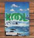Kool Cigarettes Refreshing Ocean Waves Windsurfing Summer Print Ad 1995 1990s