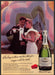 Korbel Champagne 1980s Print Advertisement 1984 Couple Hot Air Balloon Fetch-the-Paper