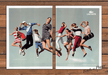 Lacoste Jumping Models Polka Dots Legs Print Ad 2008 2000s (2pgs)