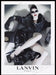 Lanvin Paris Clothing 2000s Print Advertisement Ad 2009 Legs Black Cats Fetch the Paper!