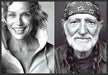 Lauren Hutton & Willie Nelson for Gap Magazine Photo 2002 Fetch-the-Paper