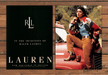 Lauren Ralph Lauren Petites Navajo Cardigan Red Truck Print Ad 1997 1990s (2pgs)