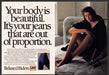 Lee Relaxed Riders 1980s Print Advertisement (2 pg) Perfume 1987 Beautiful Body Lee Relaxed Riders