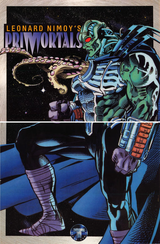 Leonard Nimoy's Primortals Video Game 1990s Print Advertisement 2 Page Ad 1994