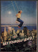 Let Yourself Levi's 1970s Print Advertisement 1977 San Francisco Girl Swinging Fetch-the-Paper