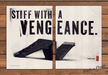 Levi's Hard Jeans "Stiff With A Vengeance" Denim Print Ad 1998 1990s (2pgs)
