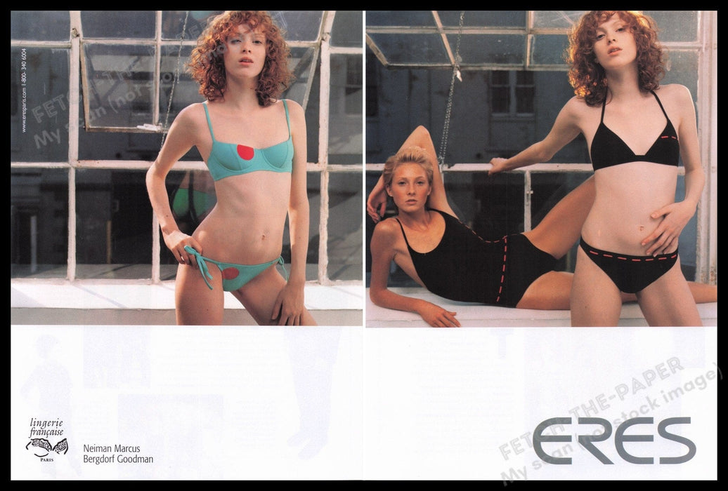 Lingerie Francaise 2000s Print Advertisement (2 pgs) 2017 Fetch the Paper!