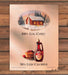 Log Cabin Lite Syrup Snowy Cabin Pancakes Berries Print Ad 1993 1990s
