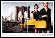 Louis Vuitton 2010s Print Advertisement (2 page) 2013 Brooklyn Bridge NYC Taxi