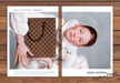 Louis Vuitton Damier Tote Red-Haired Model in White Print Ad 1998 1990s (2pgs)