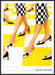 Louis Vuitton Footwear 2010s Print Advertisement 2013 Legs Yellow Checkered Fetch-the-Paper