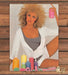 Magazine Photo Big Hair Blonde Woman Colorful Hair Gel Bottles Spray 1983 1980s