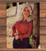 Magazine Photo Dolly Parton Red Polka Dot Shirt Wooden Post 1979 1970s