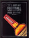 Maker's Mark 2000s Print Advertisement 2003 Wax Seal Football Stiches Fetch-the-Paper