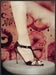 Manolo Blahnik Shoes 2000s Print Advertisement Ad 2008 Legs Foot Fetch the Paper!