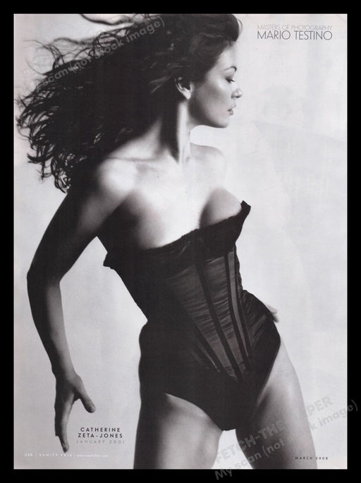 Mario Testino Photography Catherine Zeta-Jones 2000s Magazine Photo 2008