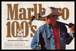 Marlboro 100's Cigarettes 1990s Print Advertisement (2 Page) 1991 Branding Irons Fetch-the-Paper