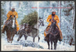 Marlboro Country 1990s Print Advertisement Ad 1994 "Merry Christmas" Tree Marlboro