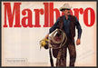 Marlboro Darrell Winfield 1980s Print Advertisement (2 pg) 1982 Saddle Fetch-the-Paper
