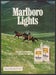 Marlboro Lights 1980s Print Advertisement 1981 Cowboy Chasing Horse Fetch-the-Paper