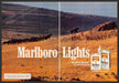 Marlboro Lights 1980s Print Advertisement (2 pgs) 1981 High Desert Roundup Fetch-the-Paper