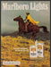 Marlboro Lights Cigarettes 1980s Print Advertisement Ad 1981 Yellow Raincoat Fetch-the-paper.com