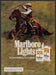 Marlboro Lights Cigarettes 1980s Print Advertisement Ad 1983 Running Horse Rope Fetch the Paper!
