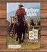 Marlboro Lights Cowboy Horseback Cattle Ranch Corral Roundup Print Ad 1983 1980s