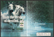 Marlboro Menthol 1980s Magazine Print Ad (2 pgs) 1989 White Horses Running Water Marlboro Menthol