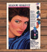 Max Factor Satin Shadow Jaclyn Smith Blue Eyeshadow Print Ad 1986 1980s