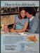 Maybelline Kissing Potion 1980s Print Advertisement 1981 "I kiss deliciously" Maybelline