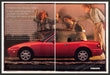 Mazda Miata 1980s Print Advertisement (2 page) 1989 "Glimpse of the 90s" Mazda