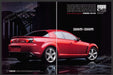 Mazda RX-8 Car 2000s Print Ad (2 page) 2003 Red Zoom-Zoom Fetch-the-Paper