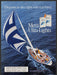Merit Ultra Lights Cigarettes 1980s Print Advertisement Ad 1987 Sailboat Fetch-the-Paper