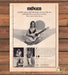 Mexico Winter Suntan Guitar Hammock Beach Fashion Tourism Print Ad 1966 1960s