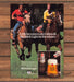 Michelob Light Beer Horseback Race Olympic Couple Riding Print Ad 1983 1980s
