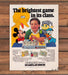 Milton Bradley Light & Learn Mickey Mouse Big Bird Game Print Ad 1987 1980s