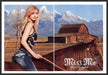 Miss Me Jeans 2010s Print Ad (2 page) 2013 My Paradise Horseback Mountains Fetch-the-Paper
