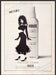 Modafini 1980s Print Advertisement 1987 "Dare the hold!" (Not the product) Modafini