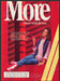 More Cigarettes 1980s Print Advertisement 1987 "Never settle for less" Sitting More Cigarettes
