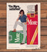 More Cigarettes Menthol Red Box Woman Polka Dot Blouse Print Ad 1980 1980s