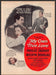 "My Own True Love" Movie Release 1940s Print Advertisement Ad 1949 Fetch-the-Paper