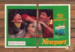 Newport Alive With Pleasure Couple Fishbowl Toast Print Ad 1986 1980s (2pgs)