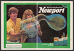 Newport Cigarettes 1980s Print Advertisement (2 page) 1983 Couple Blowing Bubble Fetch-the-Paper