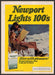 Newport Lights 100's 1980s Print Advertisement 1982 Girl Sunning in the Snow Newport Cigarettes