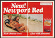 Newport Red 1980s Print Advertisement (2 pages) 1981 Couple Sledding Sand Dune Newport Cigarettes