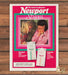 Newport Stripes Menthol Cigarettes Friends Laughing Print Ad 1988 1980s
