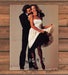 Night Out Man Tuxedo Woman White Dress Black Tulle Magazine Photo 1987 1980s